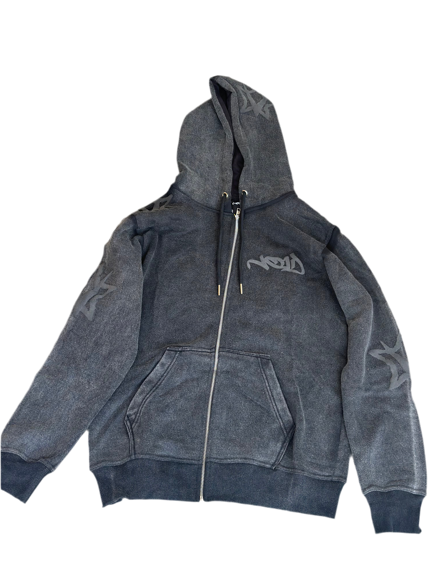 Black on Black Void Zip Up